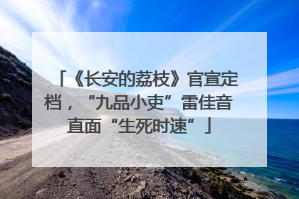《长安的荔枝》官宣定档，“九品小吏”雷佳音直面“生死时速”