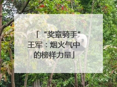 “奖章骑手”王军：烟火气中的榜样力量