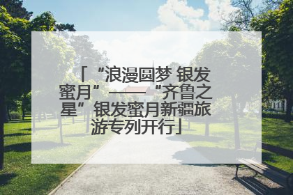 “浪漫圆梦 银发蜜月”——“齐鲁之星”银发蜜月新疆旅游专列开行
