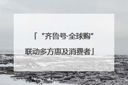“齐鲁号·全球购”联动多方惠及消费者