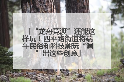 “龙舟竞渡”还能这样玩！四平路街道将端午民俗和科技潮玩“调”出这些创意