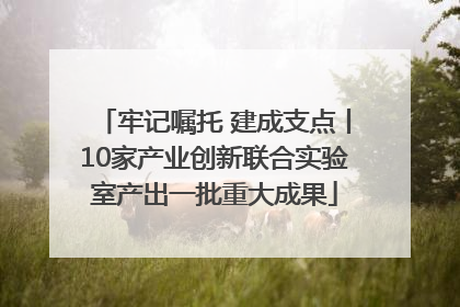 牢记嘱托 建成支点丨10家产业创新联合实验室产出一批重大成果