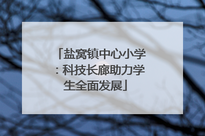 盐窝镇中心小学：科技长廊助力学生全面发展