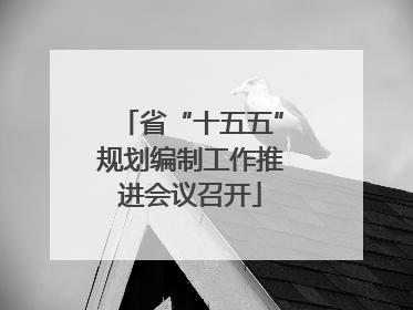 省“十五五”规划编制工作推进会议召开