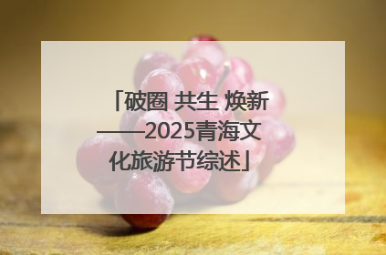 破圈 共生 焕新——2025青海文化旅游节综述