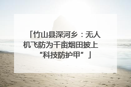 竹山县深河乡：无人机飞防为千亩烟田披上“科技防护甲”