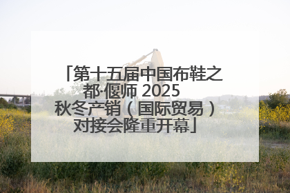 第十五届中国布鞋之都·偃师 2025 秋冬产销（国际贸易）对接会隆重开幕