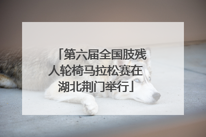 第六届全国肢残人轮椅马拉松赛在湖北荆门举行