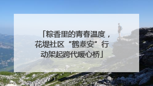 粽香里的青春温度，花堤社区“鹤耋安”行动架起跨代暖心桥