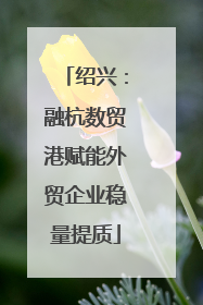 绍兴：融杭数贸港赋能外贸企业稳量提质