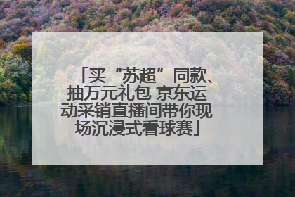 买“苏超”同款、抽万元礼包 京东运动采销直播间带你现场沉浸式看球赛