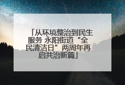 从环境整治到民生服务 永阳街道“全民清洁日”两周年再启共治新篇