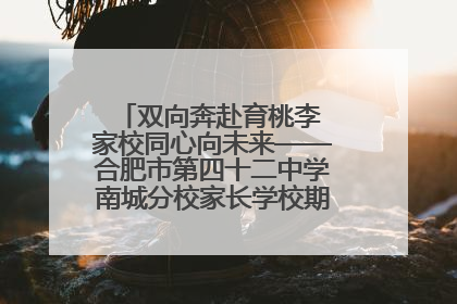 双向奔赴育桃李 家校同心向未来——合肥市第四十二中学南城分校家长学校期末总结会圆满召开