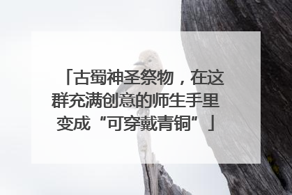 古蜀神圣祭物，在这群充满创意的师生手里变成“可穿戴青铜”