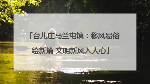 台儿庄马兰屯镇：移风易俗绘新篇 文明新风入人心