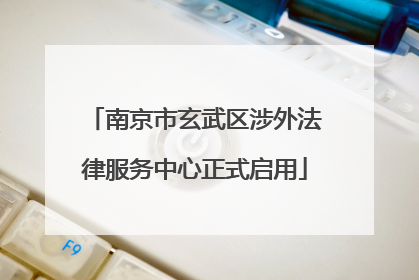 南京市玄武区涉外法律服务中心正式启用