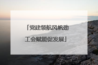 党建领航风帆劲 工会赋能促发展