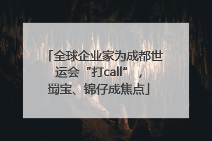 全球企业家为成都世运会“打call”，蜀宝、锦仔成焦点