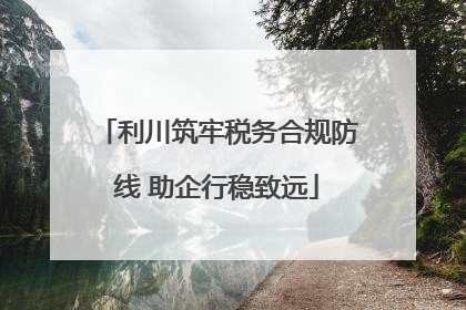 利川筑牢税务合规防线 助企行稳致远
