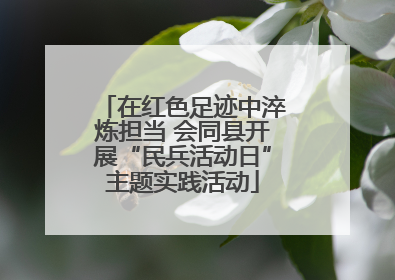 在红色足迹中淬炼担当 会同县开展“民兵活动日”主题实践活动