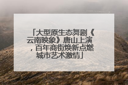 大型原生态舞剧《云南映象》唐山上演，百年商街焕新点燃城市艺术激情