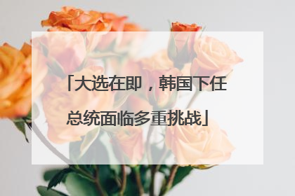 大选在即，韩国下任总统面临多重挑战