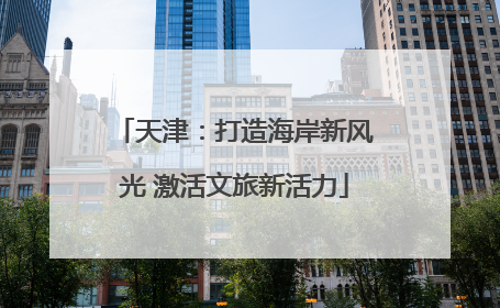 天津：打造海岸新风光 激活文旅新活力