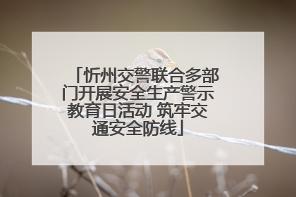 忻州交警联合多部门开展安全生产警示教育日活动 筑牢交通安全防线