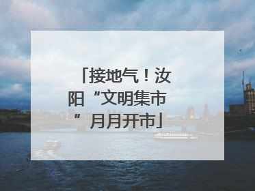 接地气！汝阳“文明集市”月月开市