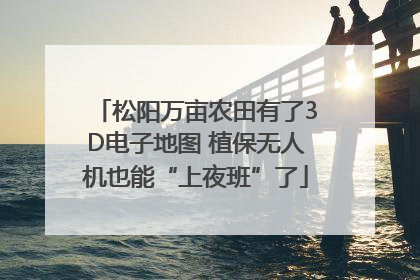 松阳万亩农田有了3D电子地图 植保无人机也能“上夜班”了