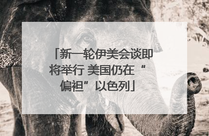 新一轮伊美会谈即将举行 美国仍在“偏袒”以色列