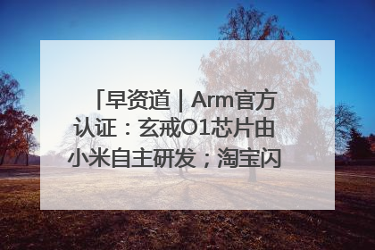 早资道｜Arm官方认证：玄戒O1芯片由小米自主研发；淘宝闪购联合饿了么日订单超4000万