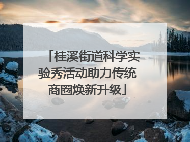 桂溪街道科学实验秀活动助力传统商圈焕新升级