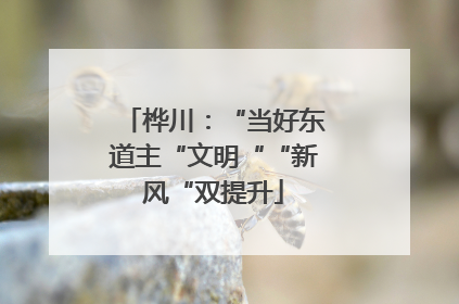 桦川：“当好东道主“文明““新风“双提升