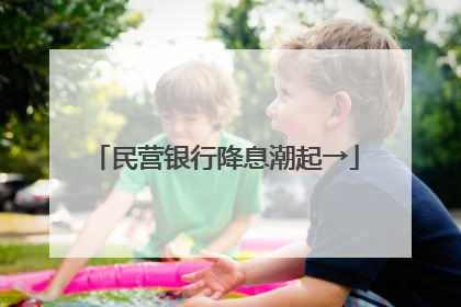 民营银行降息潮起→