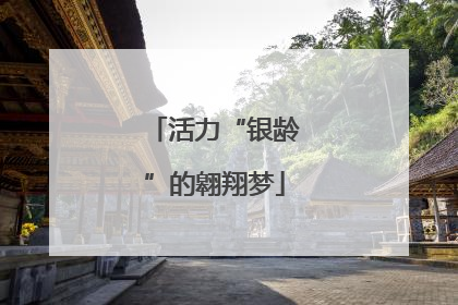 活力“银龄”的翱翔梦