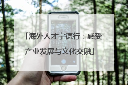 海外人才宁德行：感受产业发展与文化交融