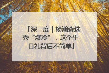 深一度｜杨瀚森选秀“爆冷”，这个生日礼背后不简单