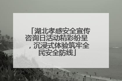 湖北孝感安全宣传咨询日活动精彩纷呈，沉浸式体验筑牢全民安全防线