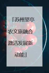 苏州望亭农文旅融合激活发展新动能