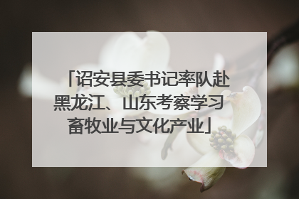 诏安县委书记率队赴黑龙江、山东考察学习畜牧业与文化产业