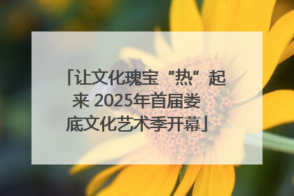 让文化瑰宝“热”起来 2025年首届娄底文化艺术季开幕