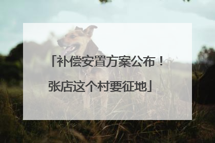 补偿安置方案公布！张店这个村要征地