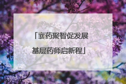 襄药聚智促发展 基层药师启新程