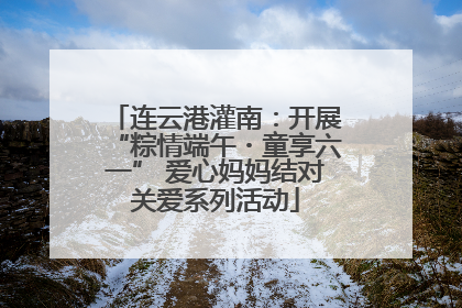 连云港灌南：开展“粽情端午・童享六一” 爱心妈妈结对关爱系列活动