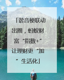 谐音梗联动出圈，蚂蚁财富“指数+”让理财更“加”生活化