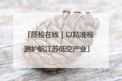 质检在线｜以精准检测护航江苏低空产业