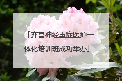 齐鲁神经重症医护一体化培训班成功举办