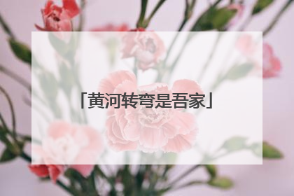 黄河转弯是吾家