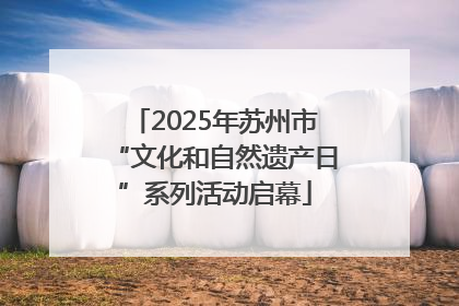 2025年苏州市“文化和自然遗产日”系列活动启幕
